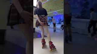 russian girl skating with song #skating #skater #bts #viral #korean #btsarmy #trading #shorts