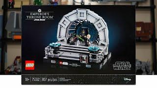 LEGO Star Wars 75352 EMPERORS THRONE ROOM Review 2023