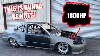 Introducing The New 1800HP FULLY BUILT ENGINE For The RWD Civic
