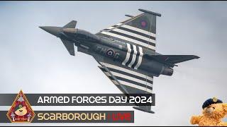 LIVE ARMED FORCES DAY 2024 ARMY ROYAL NAVY RAF MARCHES & TYPHOON DISPLAY • SCARBOROUGH 29.06.24