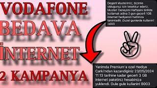 Vodafone Bedava İnternet Kazanmak 2 Kanpanya Tek Videoda