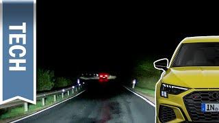 Matrix LED-Scheinwerfer im Audi A3 im Test Nachtfahrt mit Fernlichtassistent & Lichtfunktionen
