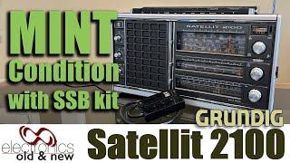 A close look at a mint condition Grundig Satellit 2100 with SSB-kit 2000.   #pcbway#