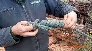 How to Tie a Mid-Line Knot for Tree Pulling with Galen Boydston - TreeStuff Community Expert Video