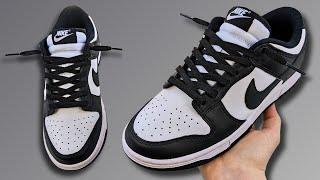 HOW TO LACE NIKE DUNK 1 LOWS LOOSELY BEST WAY