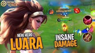 New Hero Luara Insane Damage - Test Server  Honor Of Kings