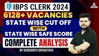 IBPS CLERK CUT OFF  IBPS CLERK STATE WISE CUT OFF  IBPS CLERK 2024  BY SIDDHARTH SRIVASTAVA