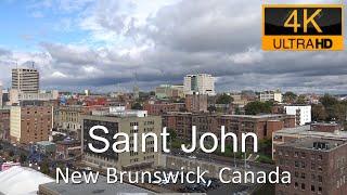 Saint John New Brunswick Canada in 4K