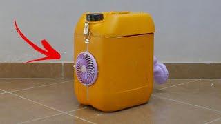 ابتكار صنع مكيف للتخلص من حرارة الصيف وسخونة الهواء  How to make a cool air conditioner at home