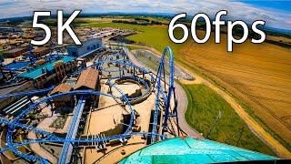 Abyssus front seat on-ride 5K POV @60fps Energylandia