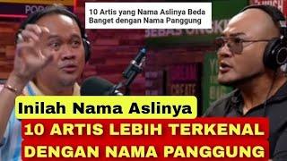 Nama Asli 10 Artis Terkenal Indonesia Pemirsa Sudah Tau Belum??