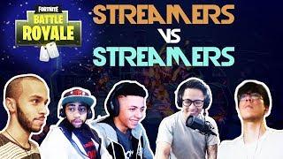 Myth Vs Daequan Vs Jaomock Vs Hamlinz Vs SpacelyonStreamer Vs Streamer Fortnite