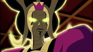 Morgiane le Fey - All Scenes Powers  Justice League DCAU