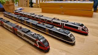 Unboxing  Test  Soundcheck Brawa Talent ÖBB 40244124 Cityjet und MAV 425