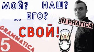 Il pronome СВОЙ + Esercizio  Grammatica russa in pratica