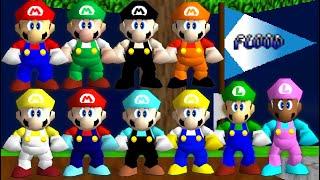 Super Mario 64 PC Port - Flood + SM64 The Green Stars SM64CoopDX. ᴴᴰ
