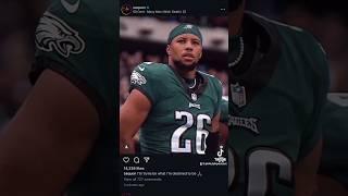Saquon Barkley TROLLS Giants fans with IG post about Eagles 