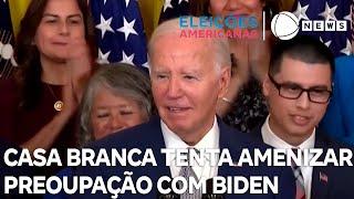 Casa Branca tenta amenizar preocupação sobre Biden