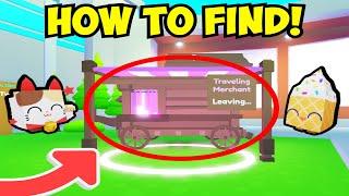 How To Find The Traveling Merchant In Pet Simulator X *BEST GUIDE*  ROBLOX