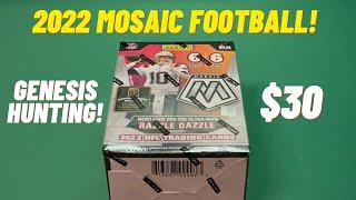 2022 Panini Mosaic Football Blaster Box Opening Review Genesis Hunting New Retail Sports Cards NFL