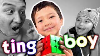 Can My Little Boy Solve A Rubiks Cube? Watch to the end