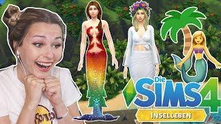 Endlich wieder MEERJUNGFRAUEN ‍️ Die Sims 4 Inselleben CAS Preview simfinity