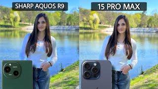 Sharp Aquos R9 vs iPhone 15 Pro Max Camera Test Comparison
