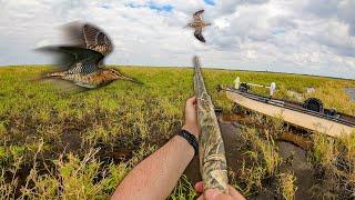 FASTEST Bird in the MARSH Florida Snipe Hunting Catch Clean Cook