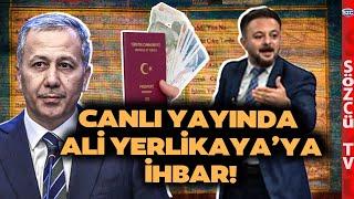 Fatih Ergin Suç Kaydı Olan Mültecileri Canlı Yayında İhbar Etti Vatandaşlık Borsaları Var