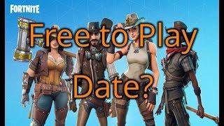 When will Fortnite Save the World Be Free to Play?