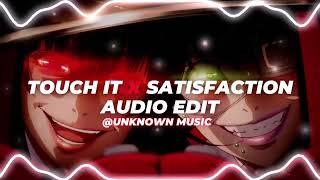 TOUCH IT X SATISFACTION - BUSTA RHYMES & BENNY BENASSI EDIT AUDIO