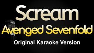 Scream - Avenged Sevenfold Karaoke Songs With Lyrics - Original Key