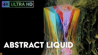 Abstract liquid 5 hours 4k Satisfying Relaxing Music VideoScreensaver for Meditation