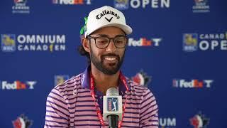 Akshay Bhatia speaks about his friend Grayson Murray Interview 2024 RBC Canadian Open © PGA Tour