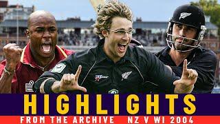 Vettori Brilliance & Superb New Zealand Fielding Wins Natwest Final  Classic ODI  NZ v WI 2004