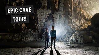 We went on an EPIC CAVE adventure in VIETNAM Wild Tu Lan Cave Explorer Tour