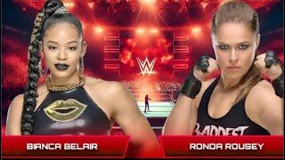 WWE 2K24 - Ronda Rousey VS Bianca Belair  WWE Money in the Bank