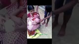 #indian #bengali #mom #open breastfeeding her child in #mundan #breastfeeding tutorial video 