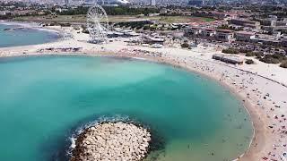 Plage du prado Marseille en Drone Dji mini 2