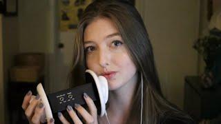 ASMR Ear Licking with Panning No Talking