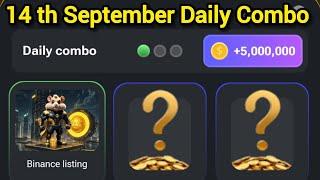 Hamster Kombat Daily Combo Cards 14September 2024