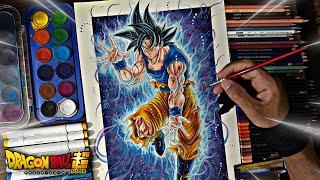 Speed Drawing Goku Ultra Instinct  Dragon Ball Super 