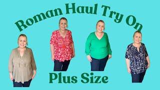 Roman Haul and Try On Plus Size UK 16 Over 50 Fashion  Hourglass Shape