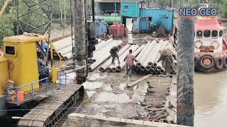 Buat Jembatan Di Sinaboi Kab Rokan Hilir Riau