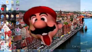 YouTube Poop Marios Head in Windows 7