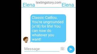 Elena ungrounds Classic CaillouGrounded.