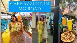 CAFE AZZURE IN MG ROAD  CHURCH STREET IN BANGALORE  MUST VISIT CAFE #cafe #explore #explorepage