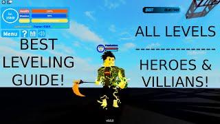 UPDATED VID IS OUT Boku No Roblox Leveling Up Guide  1-15000 BEST METHODS EASIEST WAYS DESC