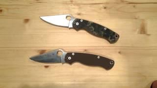 Paramilitary 2 от Spyderco и от китайских братьев