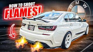 How To SHOOT FLAMES in a BMW 3 Easy Mods